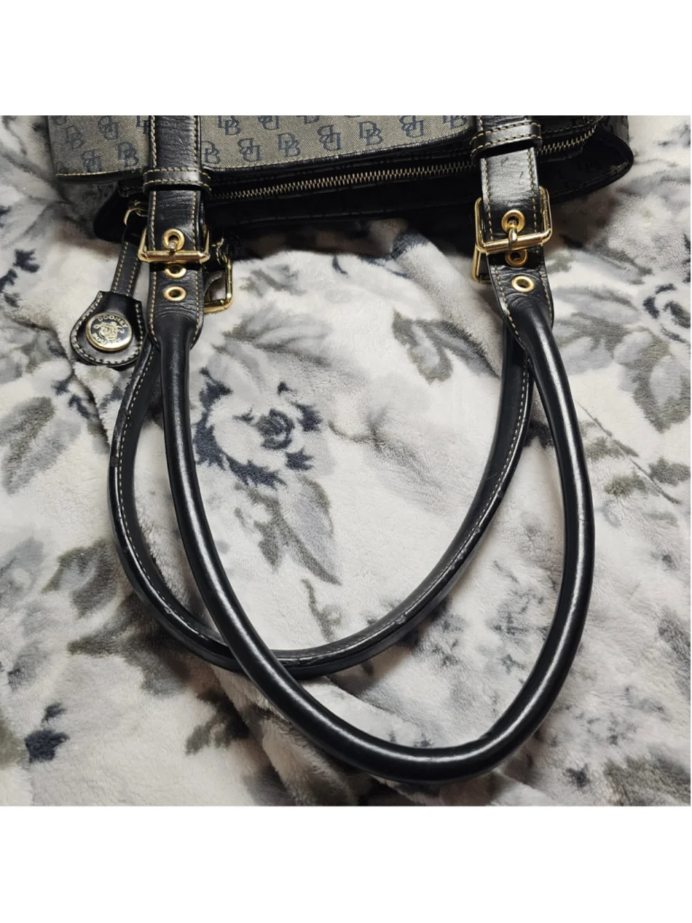 Dooney & Bourke Vintage Monogram Canvas Tote Bag